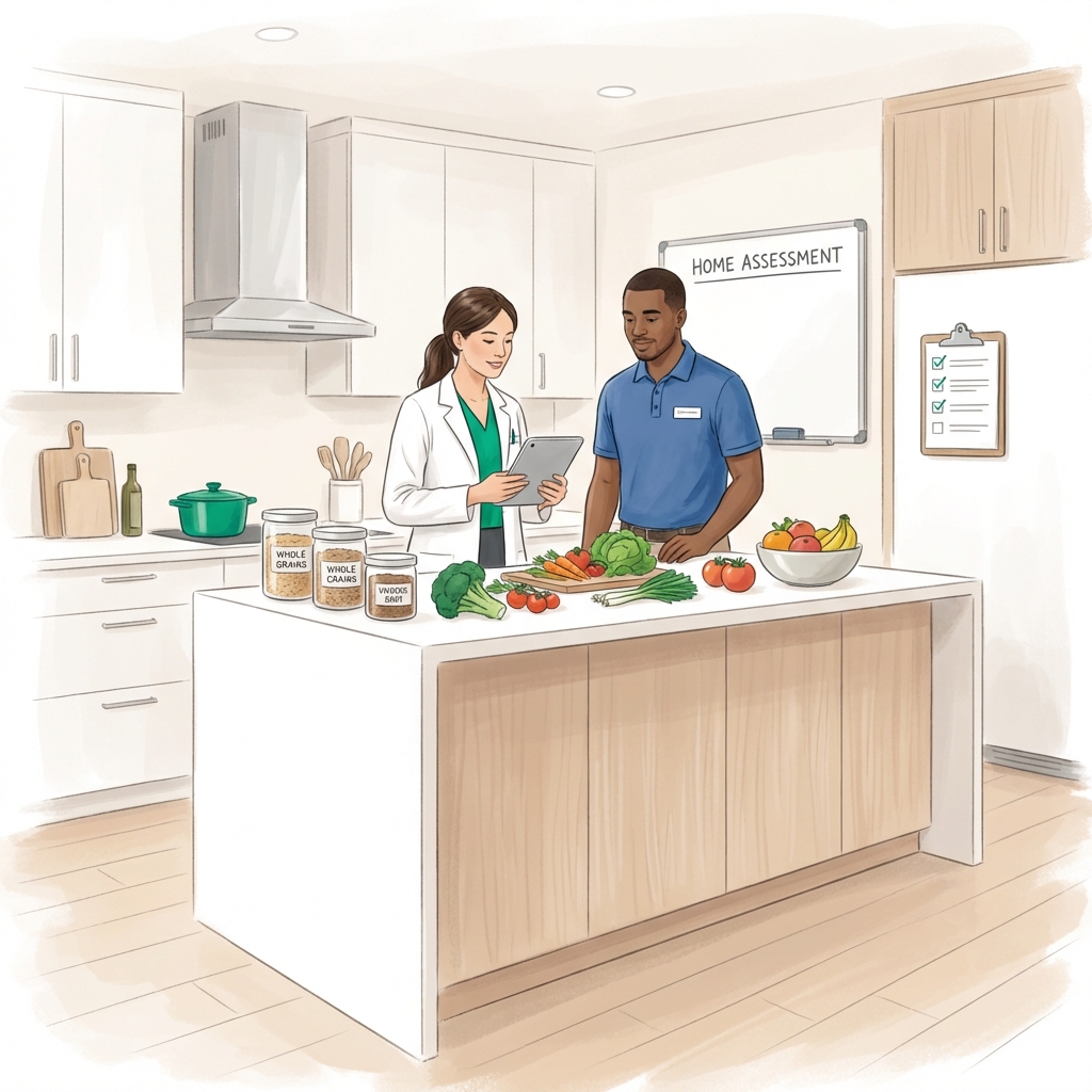 Evaluación nutricional del entorno real del paciente